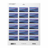 クリスタルブルーウォーター住所 シール (フルシート)