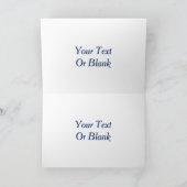 クリスタルブルーカリブー – Frehliche Weihnachen カード (内部)