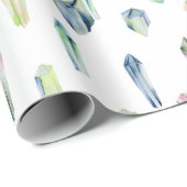 クリスタルブルーパープルグリーン ラッピングペーパー (ロールコーナー)