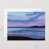 クリスタルブルー水 ポストカード (正面/裏面)