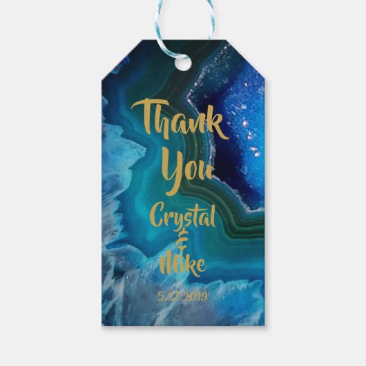 クリスタルブルー ギフトタグ (正面)