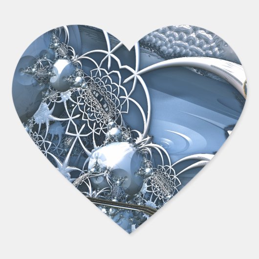 クリスタルブルー ハートシール (正面)