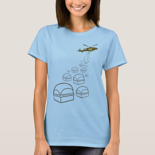 クリスタルヘリコプター Tシャツ (正面)