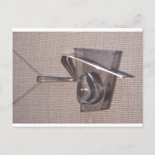 クリスタルペンダントスクリーンステンレス鋼 ポストカード (正面)