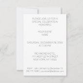 クリスタルホワイトスワロフスキークラブパーティーVIP招待状 招待状 (裏面)