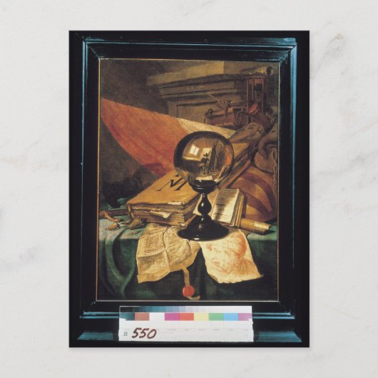 クリスタルボールを持つバニタス ポストカード (正面)