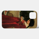 クリスタルボールを持つ女性(ウォーターハウスによる絵画) Case-Mate iPhoneケース (裏面 (横))