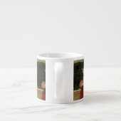 クリスタルボールウーマンウォーターハ絵画ウス エスプレッソカップ (裏面)