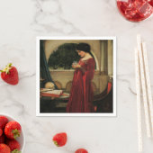 クリスタルボールウーマンウォーターハ絵画ウス スタンダードカクテルナプキン (インサイチュ)