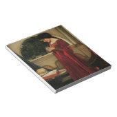 クリスタルボールウーマンウォーターハ絵画ウス ノートパッド (アングル)