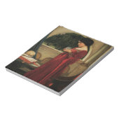 クリスタルボールウーマンウォーターハ絵画ウス ノートパッド (回転)