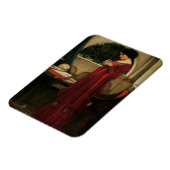 クリスタルボールウーマンウォーターハ絵画ウス マグネット (左側)