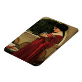 クリスタルボールウーマンウォーターハ絵画ウス マグネット (左側)