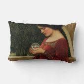 クリスタルボールウーマンウォーターハ絵画ウス ランバークッション (裏面)