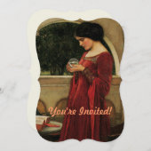 クリスタルボールウーマンウォーターハ絵画ウス 招待状 (正面/裏面)