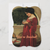 クリスタルボールウーマンウォーターハ絵画ウス 招待状 (正面)