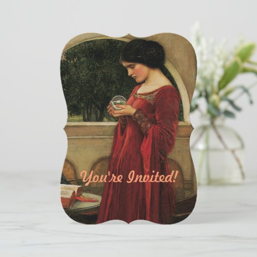 クリスタルボールウーマンウォーターハ絵画ウス 招待状 (スタンド正面)