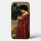 クリスタルボールウーマンウォーターハ絵画ウス Case-Mate iPhoneケース (裏面)