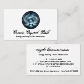 クリスタルボールエネルギー霊気瞑想 名刺 (正面/裏面)