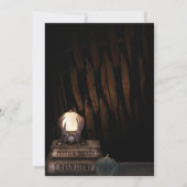 クリスタルボールグロー占い師ハローウィンパーティ 招待状 (裏面)