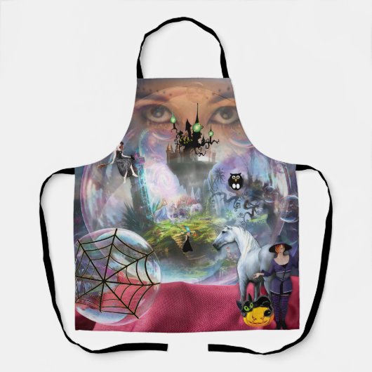 クリスタルボールハロウィッチエプロン エプロン (正面)