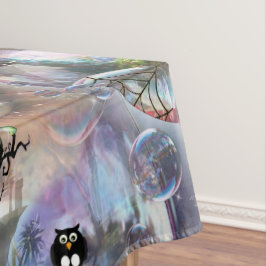 クリスタルボールハロウィーンウィッチ テーブルクロス