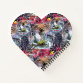 クリスタルボールハロウィーンウィッチ ノートブック (裏面)