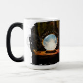 クリスタルボールハロウィーン魔法モーフィングマグ モーフィングマグカップ (左)