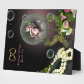 クリスタルボールファンタジーポートレート写真プラーク フォトプラーク (側面)