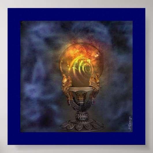 クリスタルボールプリント/ポスター ポスター (正面)