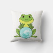 クリスタルボール付きカエル クッション (裏面)