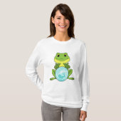 クリスタルボール付きカエル Tシャツ (正面フル)