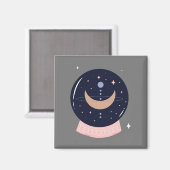 クリスタルボール超能力 マグネット (正面/裏面)