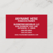 クリスタルボール超能力 名刺 (裏面)