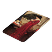 クリスタルボール[ジョン・ウィリアム・ウォーターハウス] マグネット (左側)