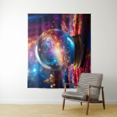 クリスタルボール – 私はあなたの未来に宇宙のイベントを見る タペストリー (インサイチュ)