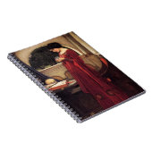 クリスタルボールbyジョン・ウィリアム・ウォーターハウス ノートブック (右側)