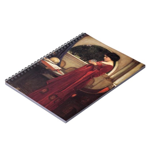 クリスタルボールbyジョン・ウィリアム・ウォーターハウス ノートブック (左側)