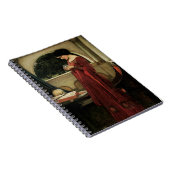 クリスタルボールbyジョン・ウィリアム・ウォーターハウス ノートブック (右側)