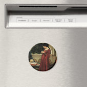 クリスタルボールbyジョン・ウィリアム・ウォーターハウス マグネット (インサイチュ (食洗機))