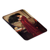 クリスタルボールbyジョン・ウィリアム・ウォーターハウス マグネット (右側)