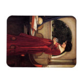 クリスタルボールbyジョン・ウィリアム・ウォーターハウス マグネット (横)