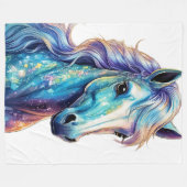 クリスタルポニー フリースブランケット (正面(横))