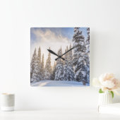 クリスタルマウンテンスキーリゾートニアマウントレイニア1 スクエア壁時計 (ホーム)