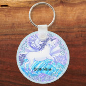 クリスタルマウンテンペガサス キーホルダー (正面)
