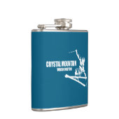 クリスタルマウンテンワシントンスキーヤー フラスク (右)