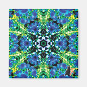 クリスタルマリン万華鏡のように千変万化するパターン磁石 マグネット (正面)