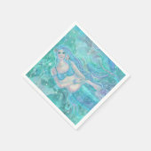 クリスタルマーメイドの夢byルネ・ラヴォワ スタンダードカクテルナプキン (角)