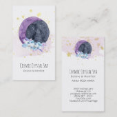 *~*クリスタルムーンコスモス星宇宙の空 名刺 (正面/裏面)