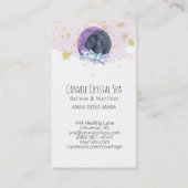 *~*クリスタルムーンコスモス星宇宙の空 名刺 (裏面)